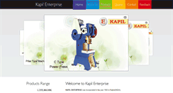 Desktop Screenshot of kapilenterprise.com